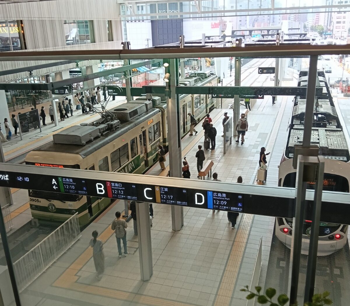 伊藤ブログ「路面電車のホーム」